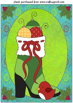 Christmas Shoe Topper 2