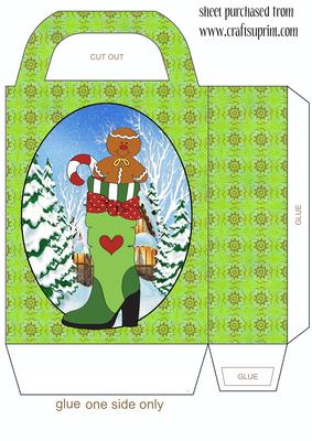 Christmas Shoe Gift Bag 3