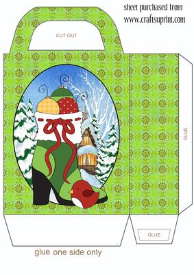 Christmas Shoe Gift Bag 5