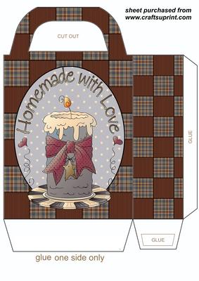 Christmas Candle Gift Bag