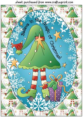 Believe in the Magic of Christmas Topper