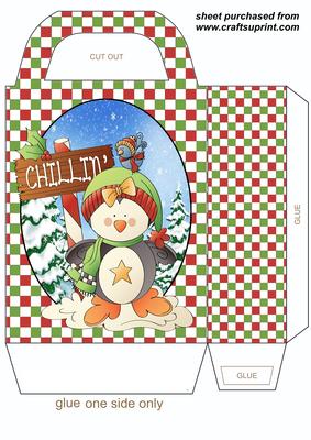 Just Chillin Penguin Gift Bag