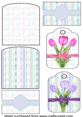 2 Tulip Pocket Toppers