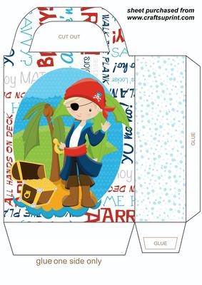 Pirate Boy Birthday Gift/party Bag 2