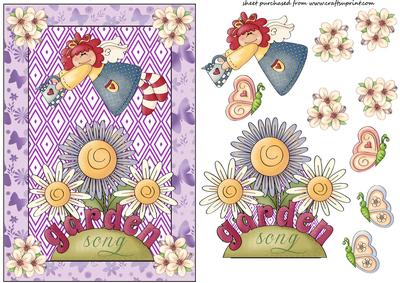 A Garden Song Card Front