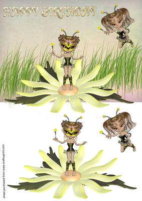 Happy Birthday Garden Fairy