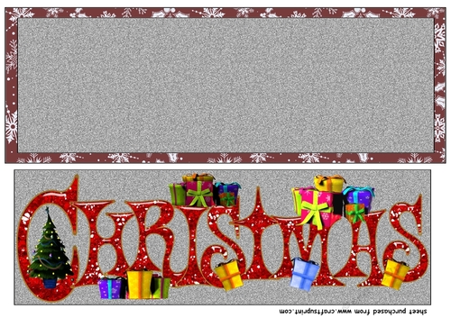 Christmas presents card front