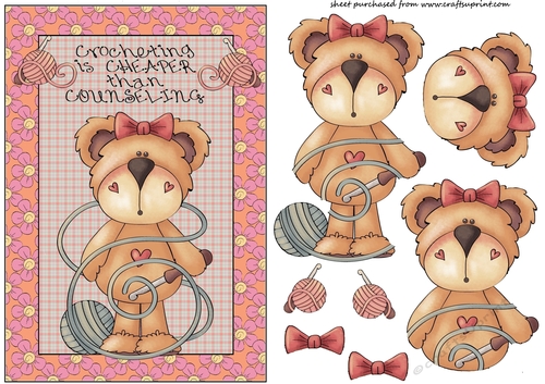 Crochet bear card front 1(American spelling)