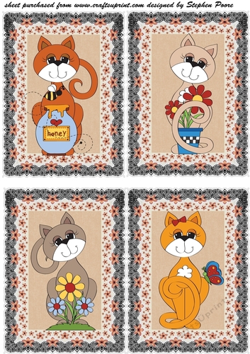 4 Cute kitty toppers