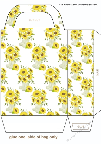 Sunflowers gift bag 7