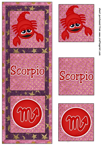 Scorpio trio card front