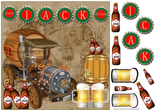 Jack Brewery Birthday card front