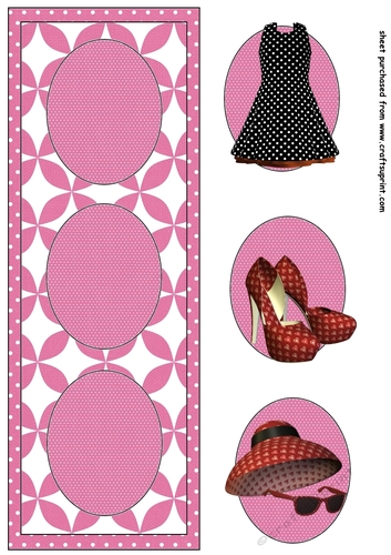 Red summertime trio card front