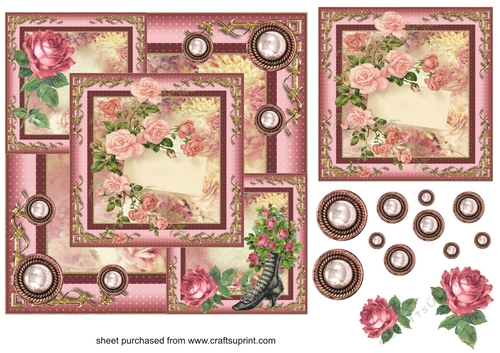 All about the roses card front