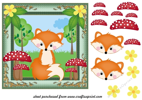 All about the woodland card front 2