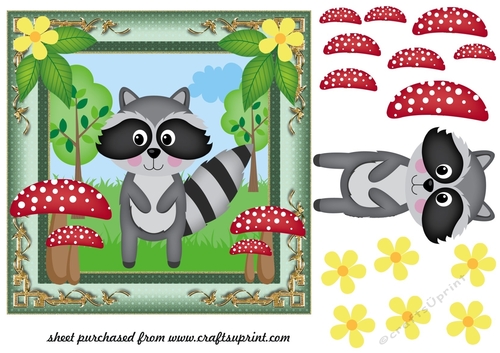 All about the woodland card front 6