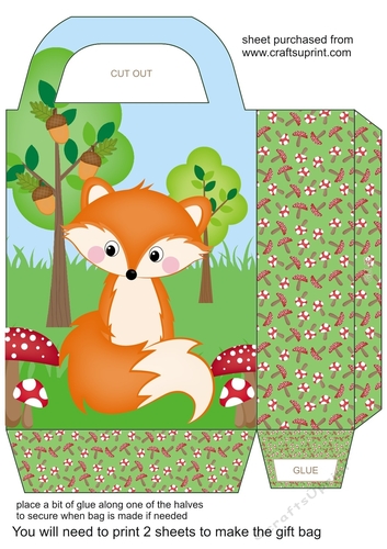 All about the woodland gift bag 2