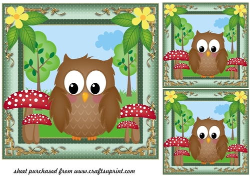 3 All about the woodland card fronts/toppers 4