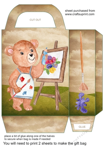 Woodland artist gift bag 3