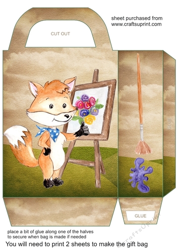 Woodland artist gift bag 4
