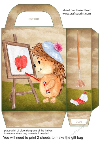 Woodland artist gift bag 5