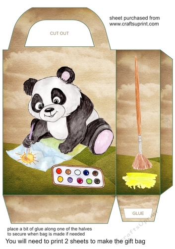 Woodland artist gift bag 6
