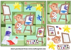 Bear all about the art card front