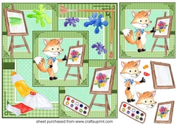 Fox all about the art card front