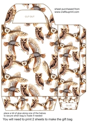 Gorgeous owls gift bag 4