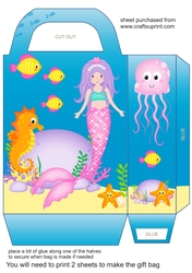 Little mermaid gift bag 3