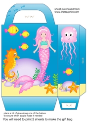 Little mermaid gift bag 4