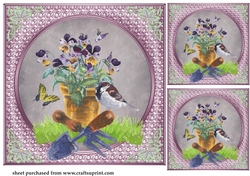 3 In my garden card fronts/toppers 2