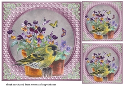 3 In my garden card fronts/toppers 8