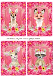 4 Floral animal toppers 2