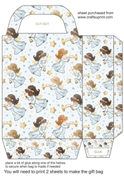 Christmas angel gift bag 1