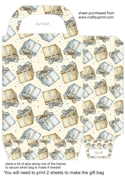 Christmas presents gift bag