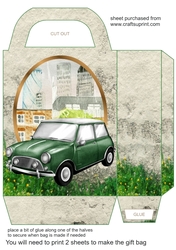 Vintage car gift bag 6