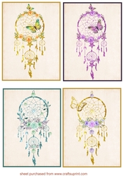 4 Floral dream catcher toppers 1