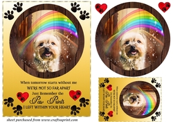 Pet loss card front C
