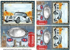 3 Best of British card front/topper (value sheet) A