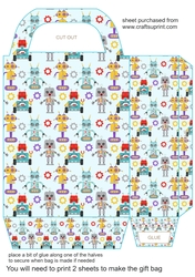 Robots gift bag 6