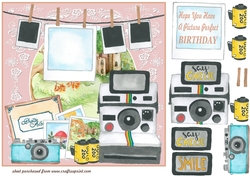 Picture perfect Birthday card front