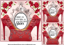 3 Red shoe theres no such card front/toppers(value sheet)
