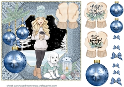 Let it snow card front 1