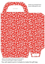 Red hearts gift bag 1