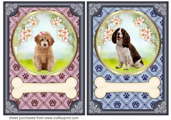 2 Cute dog card fronts 3
