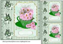 3 Floral cup card front/toppers 4