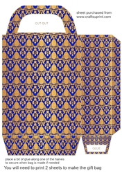 Art Deco gift bag 11