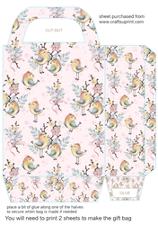 Spring birds gift bag 1