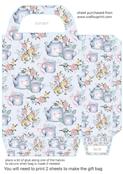 Spring birds gift bag 3